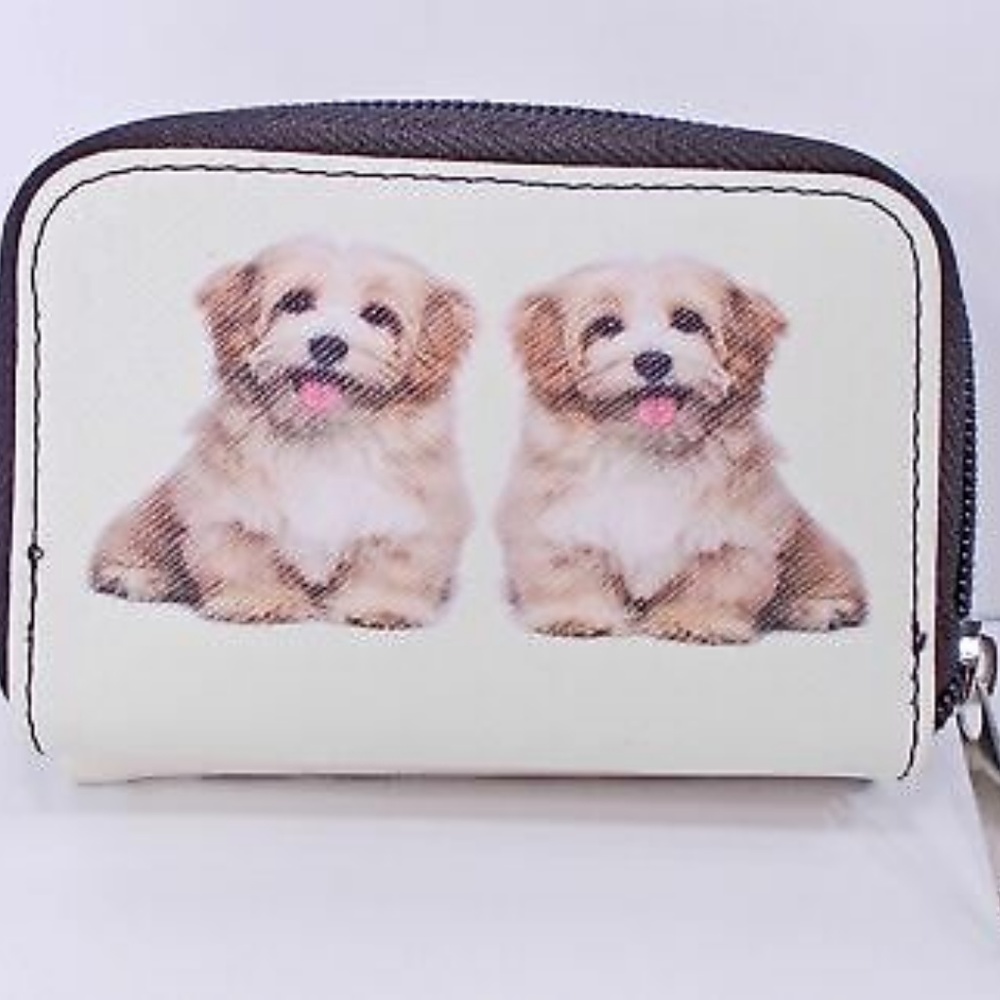 Blunderfluff Adorable Ivory Puppy Dog Wallet